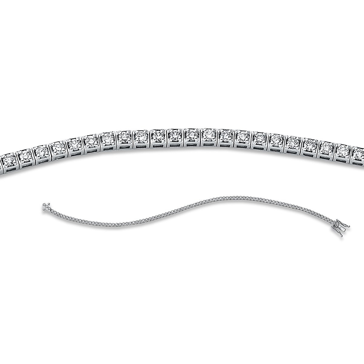 Armband 4er-Krappe 18 kt WG
