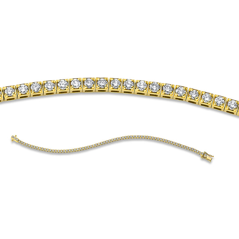 Armband 4er-Krappe 18 kt GG