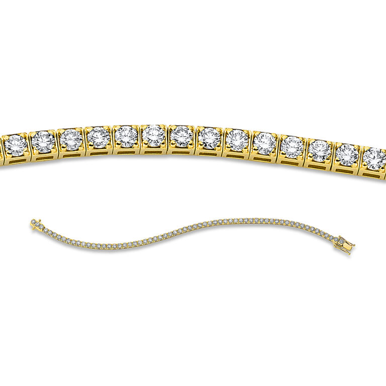 Armband 4er-Krappe 18 kt GG