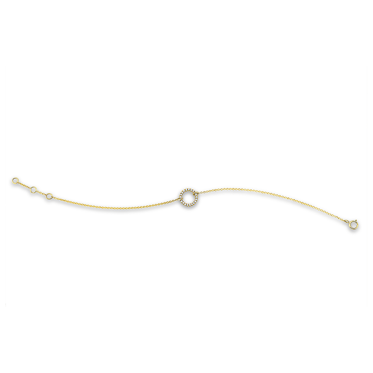 Armband 18 kt GG "Kreis"