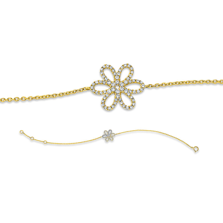 Armband 18 kt GG "Blume"