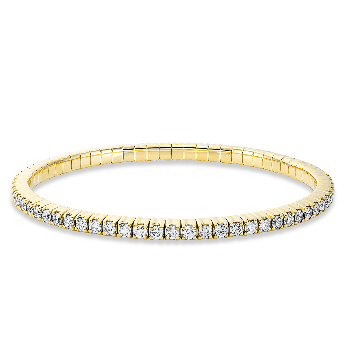 Armband 4er-Krappe 18 kt GG, Flex-Band, variabel