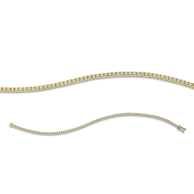 Armband 4er-Krappe 18 kt GG