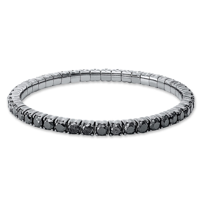 Armband 18 kt WG, Flex-Band, variabel