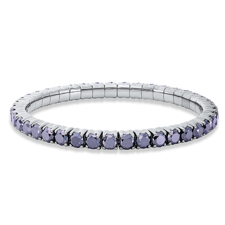 Armband 18 kt WG, Flex-Band, variabel