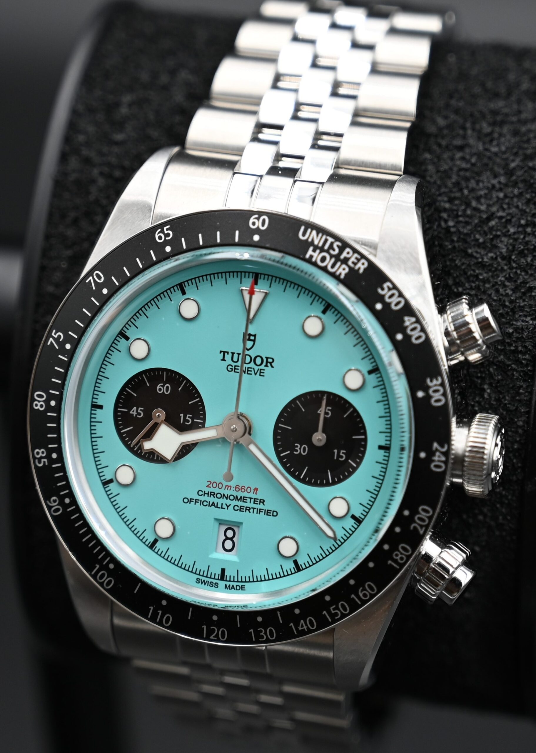 Tudor Black Bay Chrono Flamingo Blue – Bild 2
